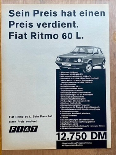 Fiat ritmo oldtimer - 60,