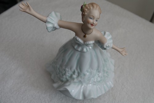 Porzellanfigur tänzerin - porzellanfigur,