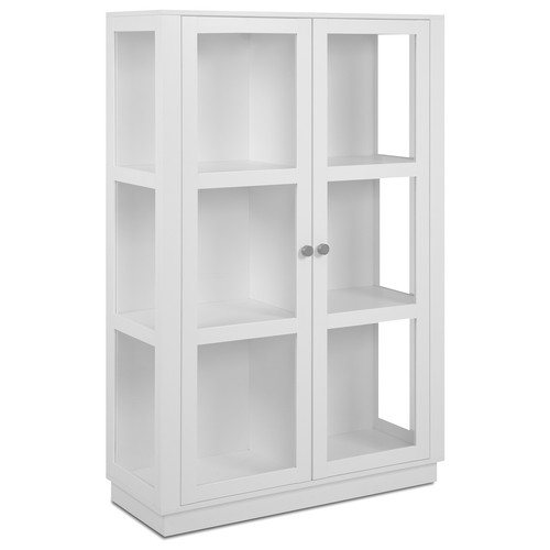 Highboardvitrine arles weiß - highboardvitrine,