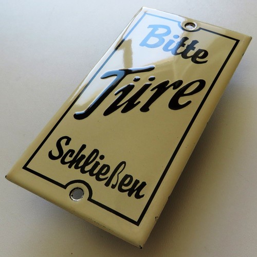 Bitte türe schließen antikes - bitte,