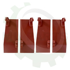 2x Koppelhaken gekantet Koppelplatten Euroaufnahme Frontlader Frontladergeräte