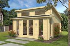 Gartenhaus Holz 44mm MELLUM