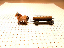 RMM / Preiser ??  H0  Pferdegespann mit Leiterwagen