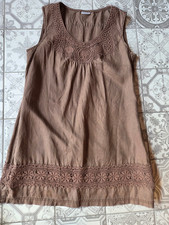 Street One Leinenkleid braun