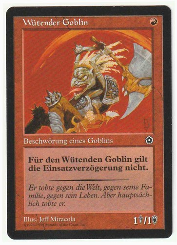 Mtg magic karte wütender - mtg,