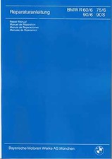 BMW Werkstatthandbuch/ Reparaturanleitung R 90 60 75 /6 S , R90/6 , R90S / R75/6