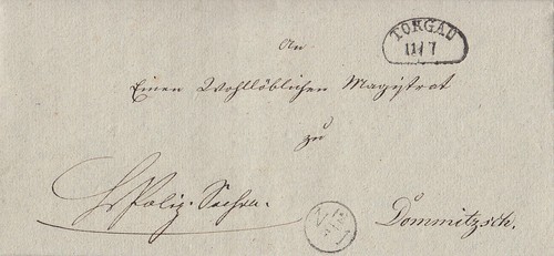 Brief nierenstempel torgau - nierenstempel,