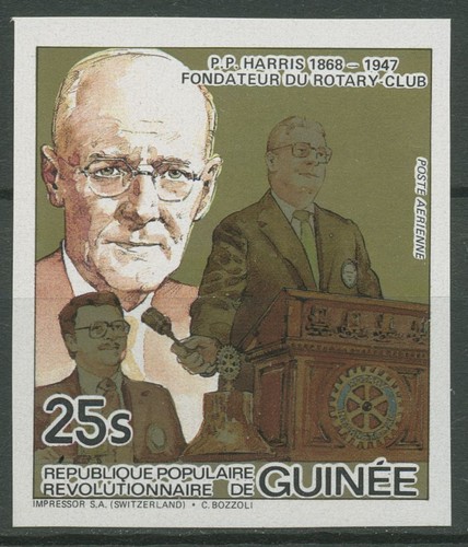 Guinea 1984 rotary - guinea,