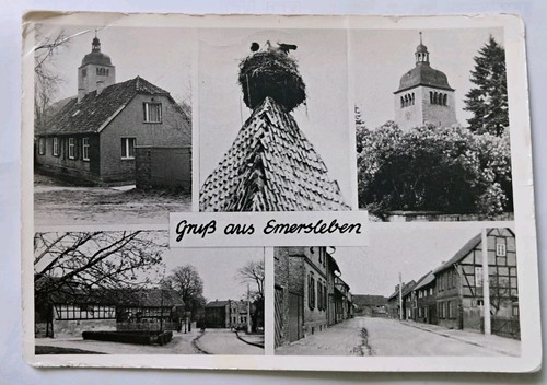 Gruss aus emersleben - ak, emersleben,