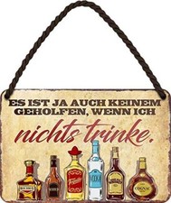 Blechschild Lustiger Alkohol