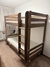 FLEXA Classic Etagenbett mit senkrechter Leiter inkl. Bettkästen und Matratzen