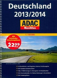 Adac maxiatlas deutschland - adac,