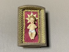 Jesuskind-Figur aus Wachs auf