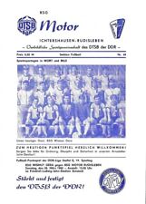 DDR Fußballprogramm  Motor