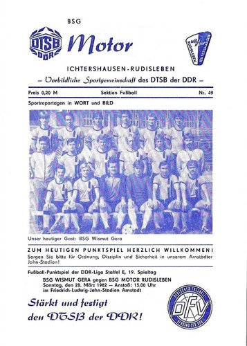 Ddr fußballprogramm motor - ddr,