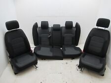 VW Passat 3C B7 10-14 Sitze Sitzausstattung Sitzheizung schwarz Stoff QQ