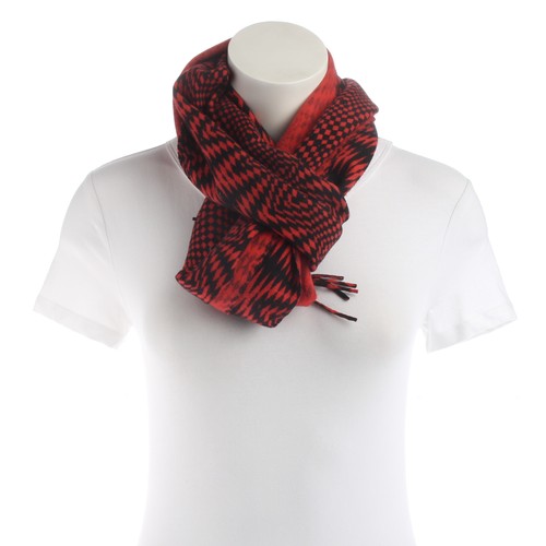 Versace schal rot schwarz sehr - rot,
