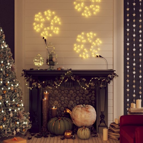 Led schneeflocken lichterkette - schneeflocken,