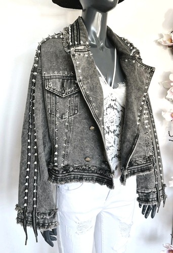 Rockige jeansjacke - rockige,