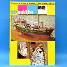 Modellbau heute 3 1982 GST DDR Flugmodell Schiffsmodell Bauplan 17-m-Kutter