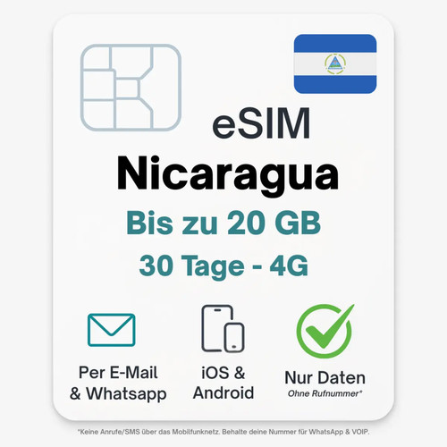 Nicaragua esim datentarif - nicaragua,