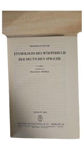 Kluge etymologisches - kluge,