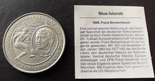 Niue 5 Dollar 1988 Franz Beckenbauer mit Zertifikat MDM