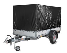 STEMA Aufbau Spriegel Hochplane für Anhänger STL 750 1300 ST/SH-25 Schwarz 1m