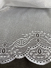 Gardine Scheibengardine Vorhang Stoff Meterware weiß Breite 1,30 m Webstruktur