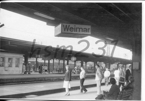 Foto 1975 weimar bahnhof - 1975,