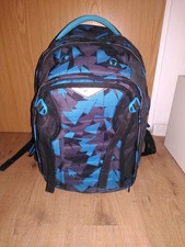 Satch Match Blue Triangle Schulrucksack Gebraucht 