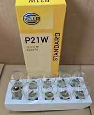 10 Hella 12V 21W P21W BA15s Glühlampe Glühbirne Lampe Kugellampe