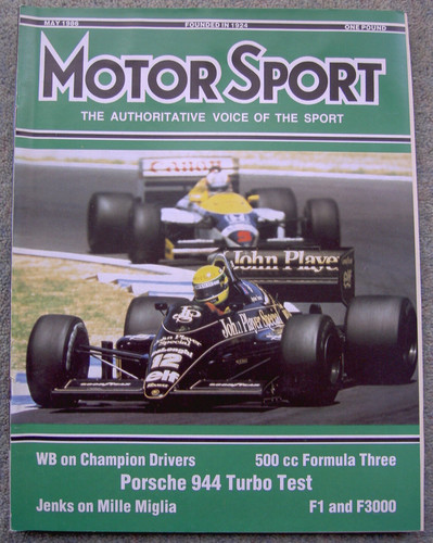 Motor sport porsche - motor, 1986)