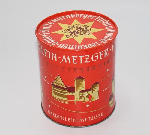 Alte blechdose haeberlein - blechdose,,