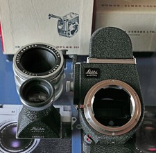 LEICA M VISOFLEX III ; Lupe & Winkelsucher ; Elmar 3.5/65 ; Zustand A- ; OVP