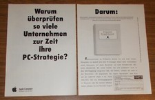 Seltene Werbung APPLE Computer