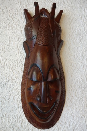 Afrikanische holzmaske - afrikanische,
