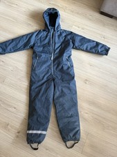 Einteiliger Schneeanzug gesteppt  Mikk -line w. Reime Gr. 140 Reflektoren Neu