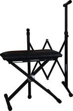 Euromet GSP Scherenstativ Lang inkl. Sitzbank Keyboardständer Stativ  + Gewähr