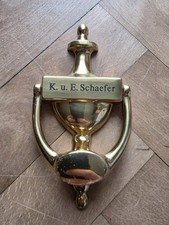 Massiver Messing Türklopfer