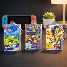 Switch mini game case keychain - mini,
