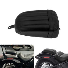 Schwarz Leder Rear Seat Sozius