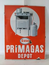 Emailleschild ESSO Primagas