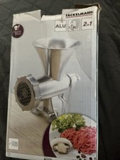 Fackelmann manueller Fleischwolf Gebäckpresse Alu