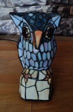 Limitierte Eulenlampe Blau Im