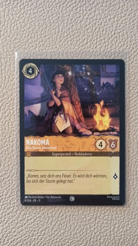 Disney lorcana 204 nakoma - disney, 6/204