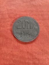 20 Mark Münze Lagergeld für Alliierte Kriegsgefangene um 1940