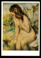 AK Ansichtskarte Kunstkarte Auguste Renoir / Badende auf einem Felsen 1965