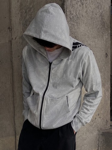 Vintage adidas zip hoodie grey - adidas,