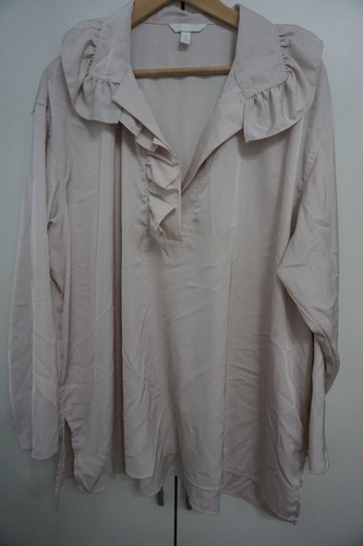 Damen satin bluse l - satin,